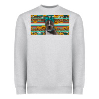 Heather Grey pittbull license plate Heavyweight Sweatshirt - Artiststas