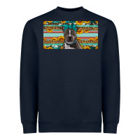 Navy pittbull license plate Heavyweight Sweatshirt - Artiststas