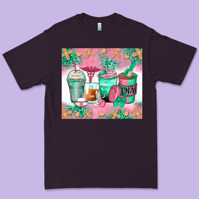 Certified Nursing Assistant Coffee Cups Premium Tee Designed By Zillion Design Studio