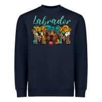 Navy labrador mom Heavyweight Sweatshirt - Artiststas