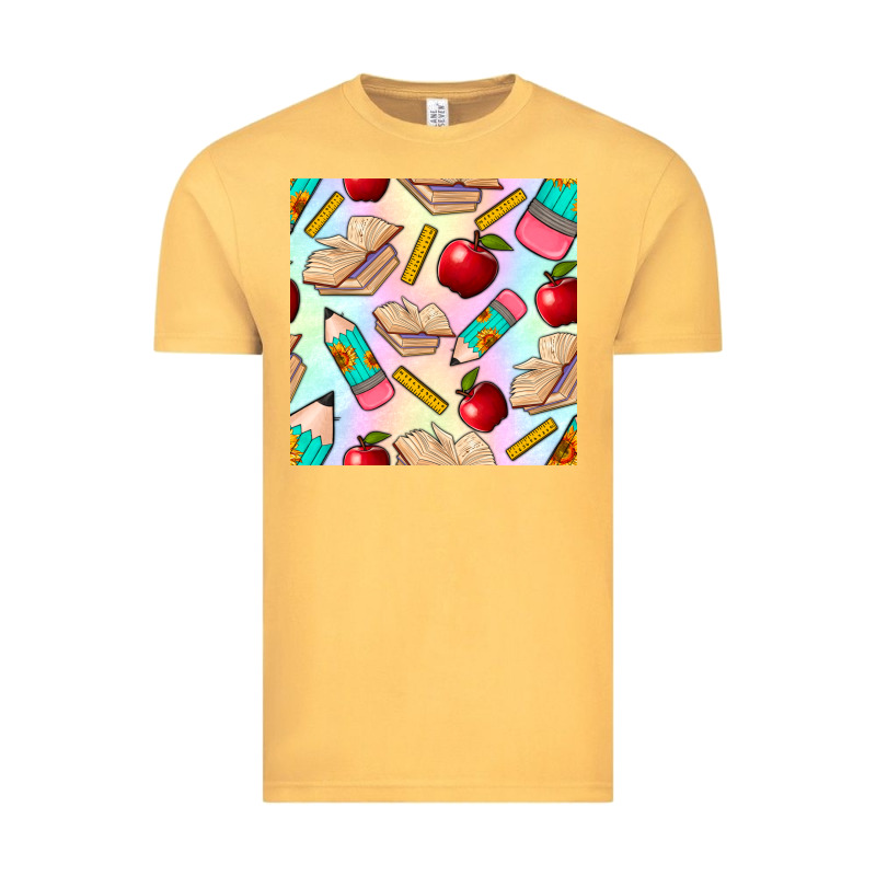 School Seamless Pattern Vintage Tee by BundleAndBundleShop | Teevron