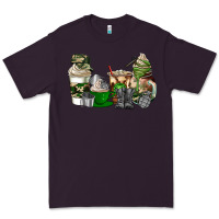 Plum veteran coffee cups Premium Tee - AdoDesignShop