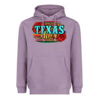 Lavender Texas Chica with roses Heavyweight Hoodie - Jasminsmagicworld