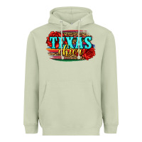 Matcha Texas Chica with roses Heavyweight Hoodie - Jasminsmagicworld