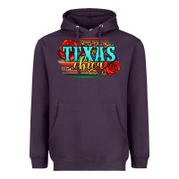 Plum Texas Chica with roses Heavyweight Hoodie - Jasminsmagicworld