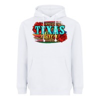 White Texas Chica with roses Heavyweight Hoodie - Jasminsmagicworld