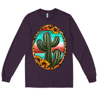 Plum serape and sunflower cactus Long Sleeve Tee - Jasminsmagicworld