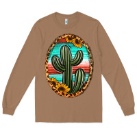 Toasted Coconut serape and sunflower cactus Long Sleeve Tee - Jasminsmagicworld