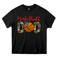 Black basketball dad Heavy Core Tee - Zillion Design Studio