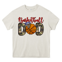 Cream basketball dad Heavy Core Tee - Zillion Design Studio