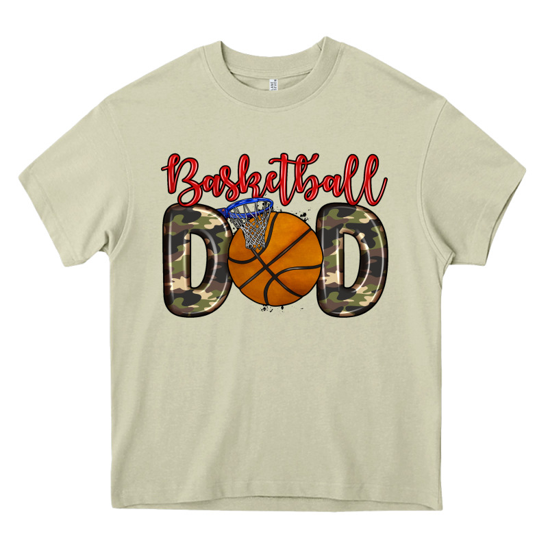 Basketball Dad Heavy Core Tee by Zillion Design Studio | Teevron