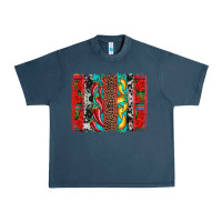 Midnight Navy cinco de mayo vibes brushstrokes Urban Heavy Tee - Artiststas