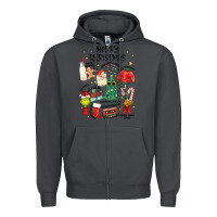 Smoke merry christmas Zipper Hoodie - MaliasSmallBusiness