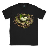 Black Bird Nest With Eggs Classic Tee - LillyAllenDesigns