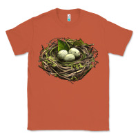 Copper Bird Nest With Eggs Classic Tee - LillyAllenDesigns