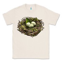 Natural Bird Nest With Eggs Classic Tee - LillyAllenDesigns