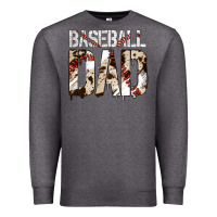 Charcoal Heather Baseball American Dad Premium Sweatshirt - Bettercallsaul