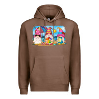 Chestnut summer gnomes Premium Hoodie - NancyCooperArtShop