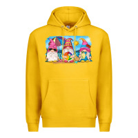 Lemon summer gnomes Premium Hoodie - NancyCooperArtShop