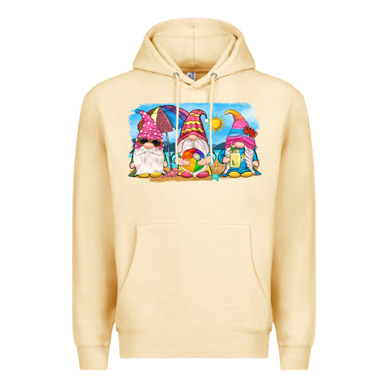 Summer Gnomes Premium Hoodie by NancyCooperArtShop | Teevron