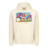 Sandshell summer gnomes Premium Hoodie - NancyCooperArtShop