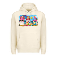 Tofu summer gnomes Premium Hoodie - NancyCooperArtShop
