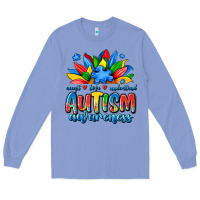 Colony Blue autism awareness accept love understand Long Sleeve Tee - JahusDesignShop