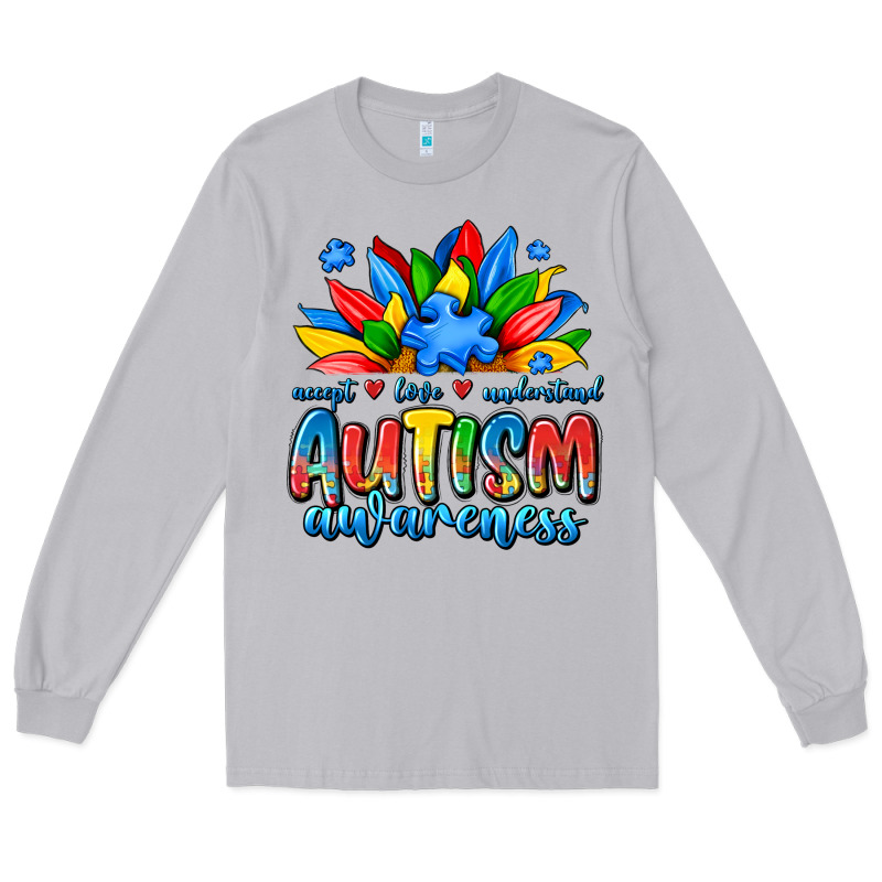 Autism Awareness Accept Love Understand Long Sleeve Tee by JahusDesignShop | Teevron