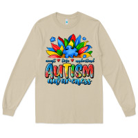Mushroom autism awareness accept love understand Long Sleeve Tee - JahusDesignShop