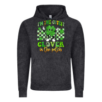 Vintage Black i'm the cutest clover in the patch artiststas Vintage Hoodie - Artiststas