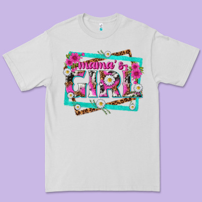 Mamas Girl Premium Tee Designed By Texasbilliewilder