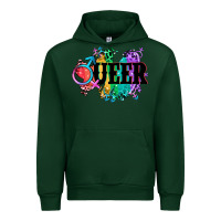 Forest Green Queer Urban Hoodie - CowGirlArtShop