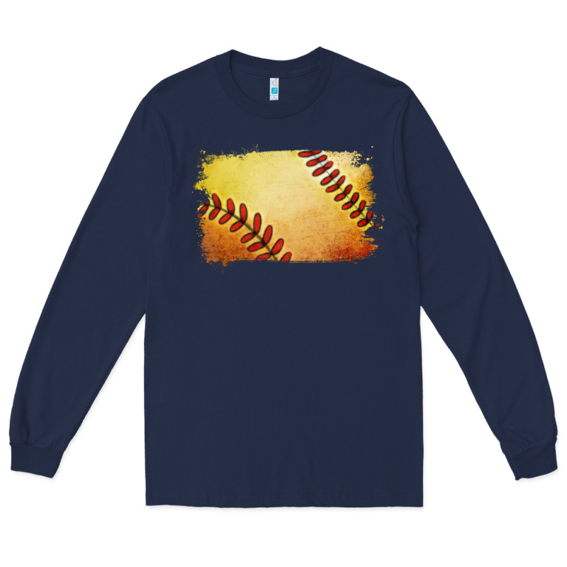 Softball Brushstroke Long Sleeve Tee by Jasminsmagicworld | Teevron