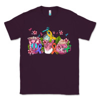 Plum western cancer  coffee cups with ribbons Classic Tee - AdoDesignShop