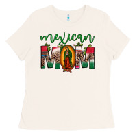 Bone mexican mom our lady of guadalupe leopard Ladies Tee - JahusDesignShop