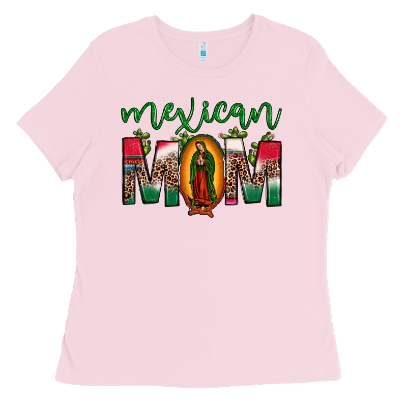 Mexican Mom Our Lady Of Guadalupe Leopard Ladies Tee by JahusDesignShop | Teevron
