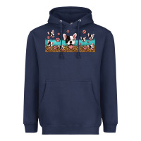 Navy french bulldogs Heavyweight Hoodie - Jasminsmagicworld
