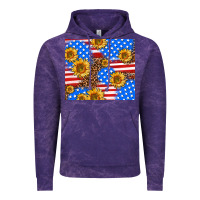 Cloud Purple basic sunflower and leopard Vintage Hoodie - AdoDesignShop