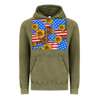 Vintage Olive basic sunflower and leopard Vintage Hoodie - AdoDesignShop