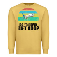 Antique Gold Do You Even Lift Bro Premium Sweatshirt - Bettercallsaul