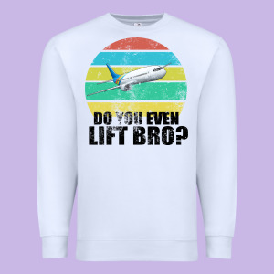 Do You Even Lift Bro Premium Sweatshirt Designed By Bettercallsaul