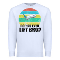 White Do You Even Lift Bro Premium Sweatshirt - Bettercallsaul
