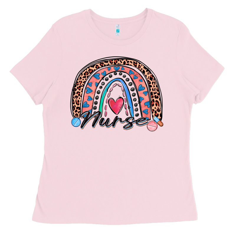 Nurse Rainbow Ladies Tee by Zillion Design Studio | Teevron