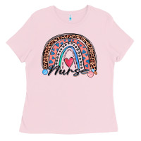 Bubblegum Pink nurse rainbow Ladies Tee - Zillion Design Studio