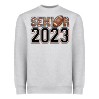 Heather Grey senior 2023 american football Heavyweight Sweatshirt - AdoDesignShop