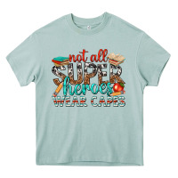 Arona not all superheroes wear capes with books Heavy Core Tee - texasbilliewilder