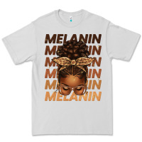 Dove Grey melanin afro messy bun Premium Tee - texasbilliewilder