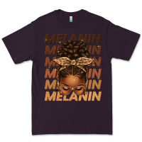 Plum melanin afro messy bun Premium Tee - texasbilliewilder
