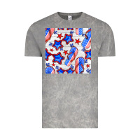 Cloud Rock 4th of july flip flops seamless pattern Vintage Tee - BundleAndBundleShop