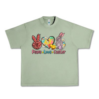 Oil Green peace love easter Urban Heavy Tee - AdoDesignShop